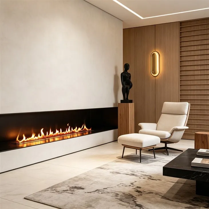 Alcohol Fueled Fireplace