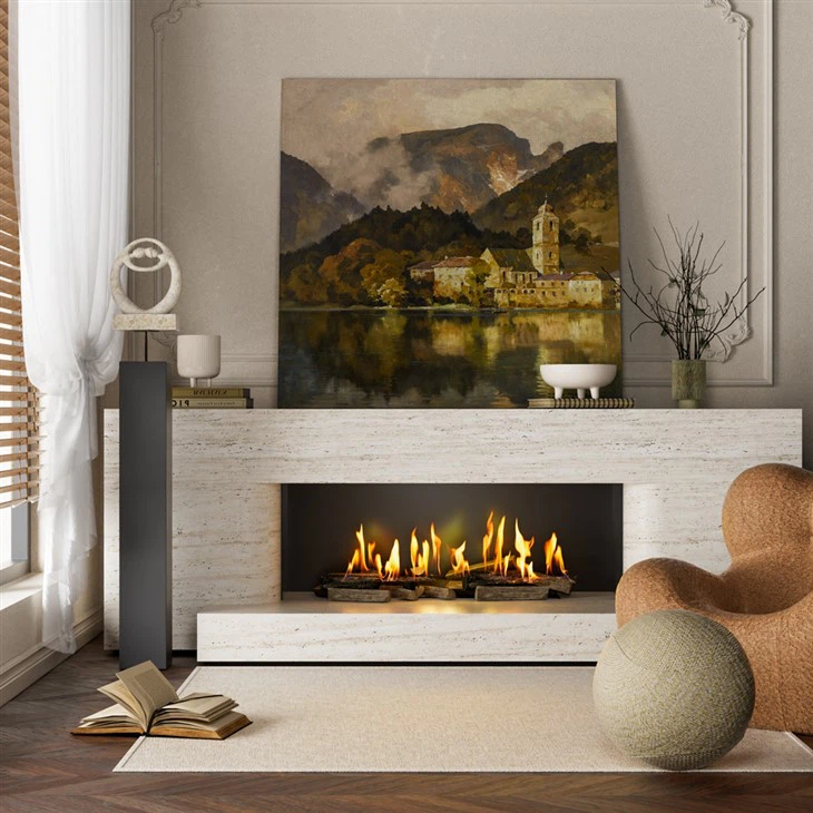 Modern Bioethanol Fireplace
